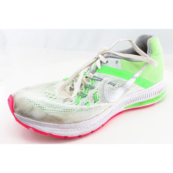 Nike Zoom Winflo 2 Running Shoes Off White Fabric Women 6 Medium - Picture 1 of 7